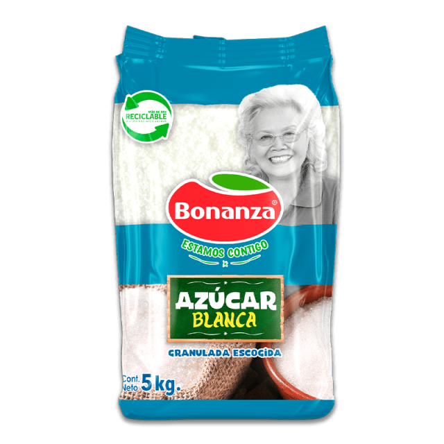 Azúcar Blanca Granulada 1 Kg Alimentos Bonanza 0405