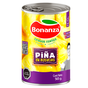 Piñas en Rodajas 565 g.