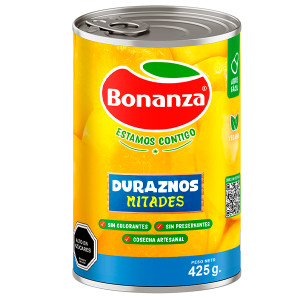 Duraznos Mitades 425 g.