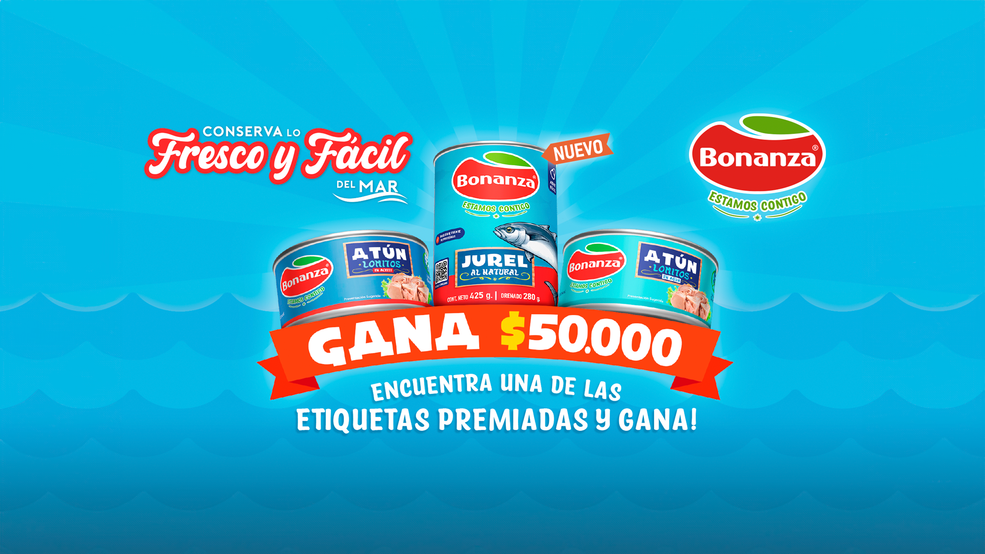 ¡Bonanza, Conserva lo Fresco y Fácil del Mar! Alimentos Bonanza